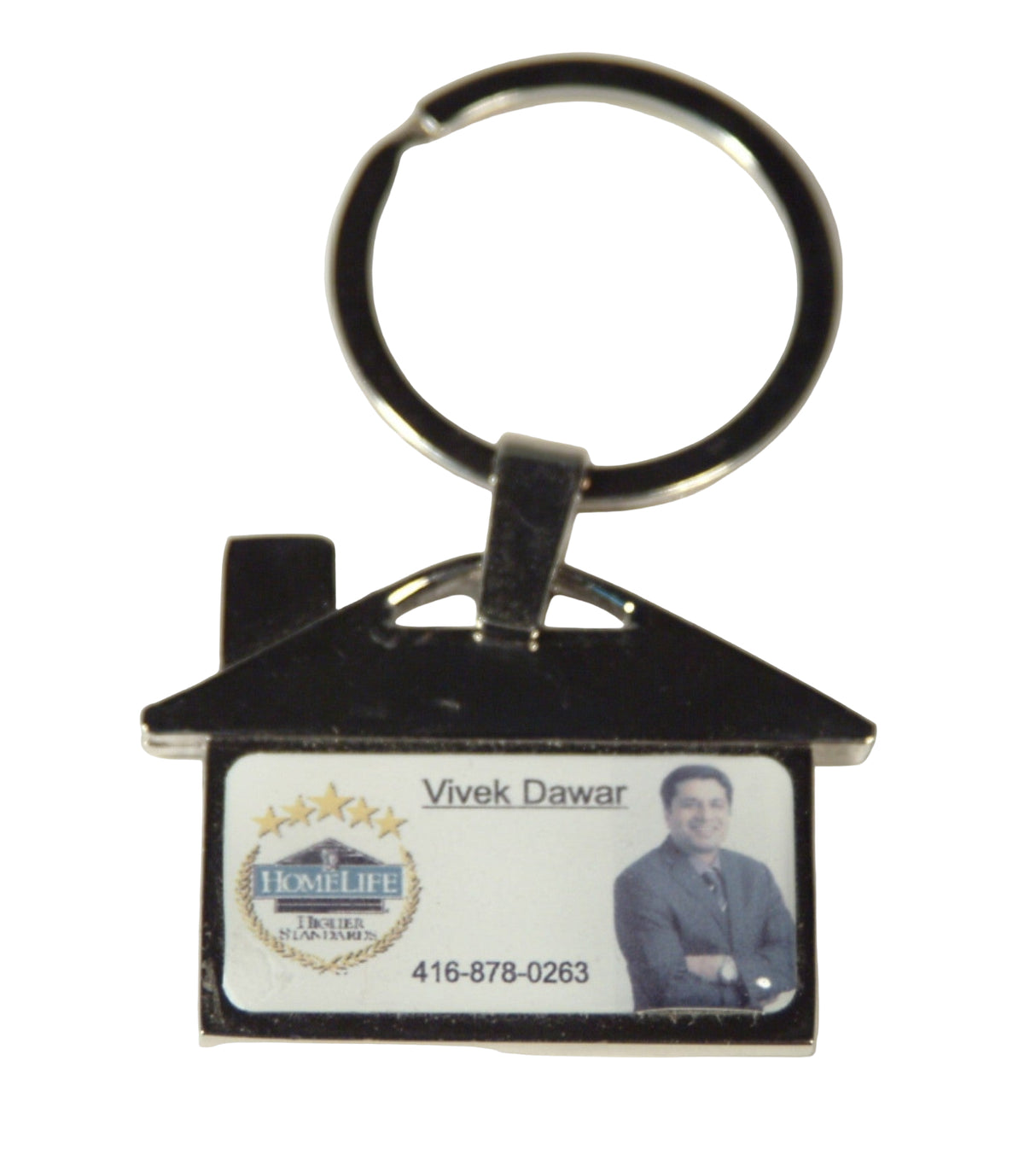 High Quality Zinc Alloy Keychain w/Full Color Urethane Dome