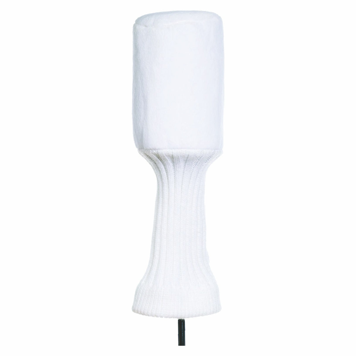 Plush White Golf Head Cover