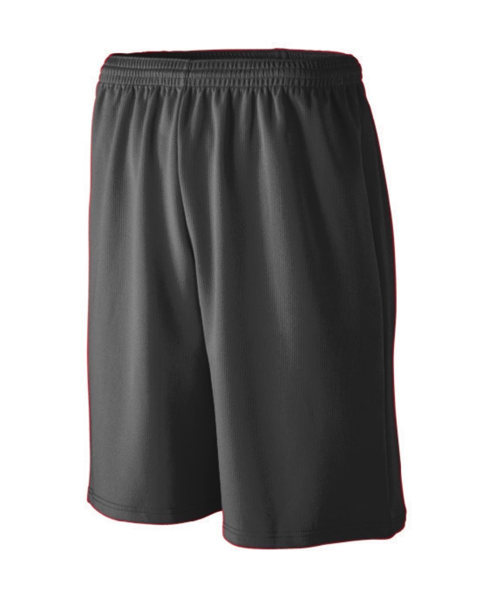 Youth Longer Length Wicking Mesh Athletic Shorts