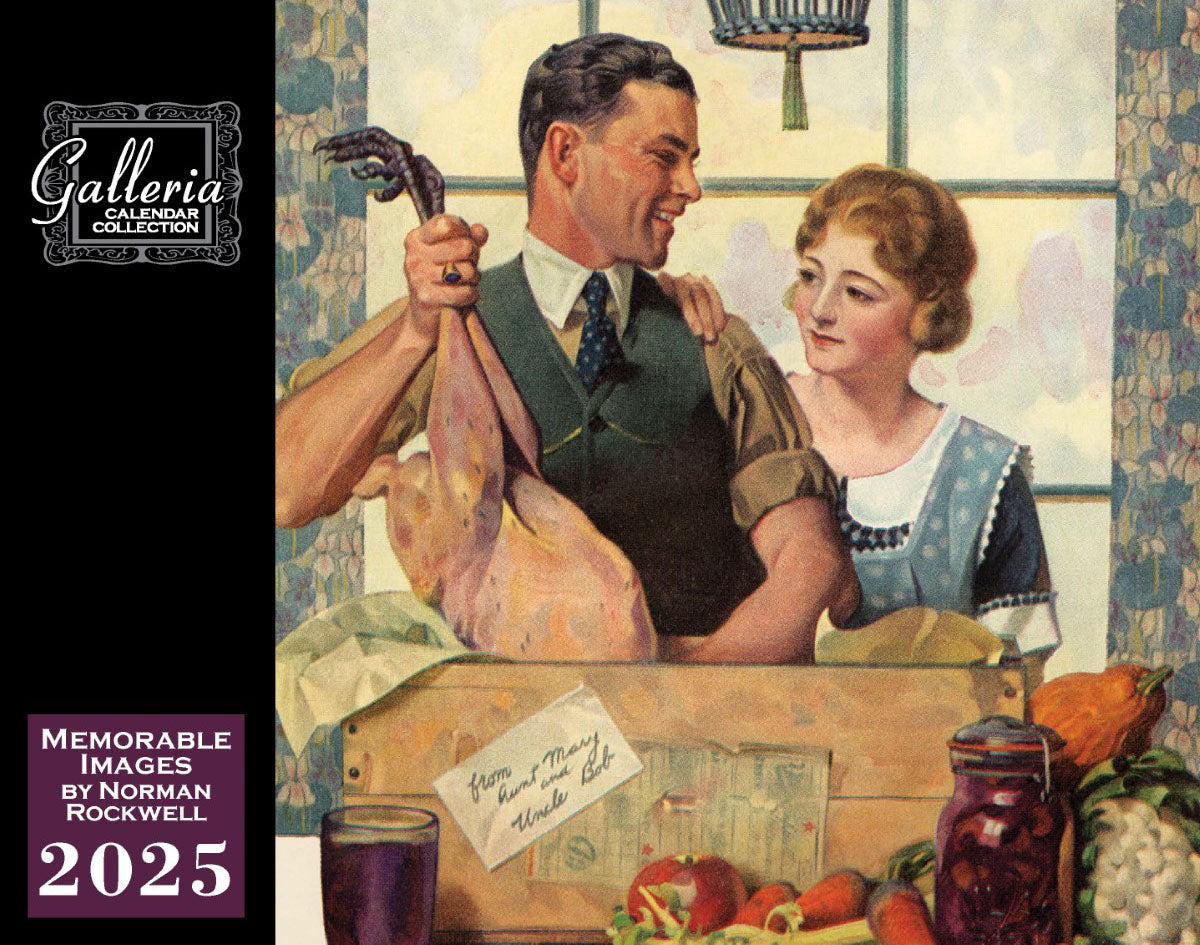 Galleria Wall Calendar 2025 Norman Rockwell