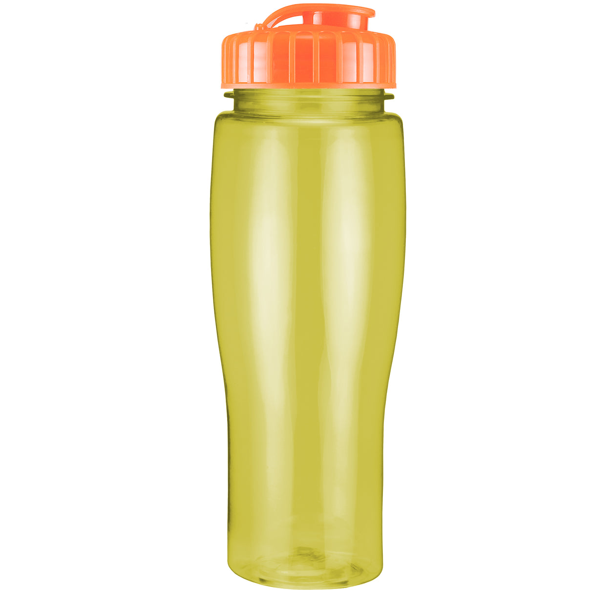 24 Oz. Contour Translucent Bottle w/ Flip Top Lid