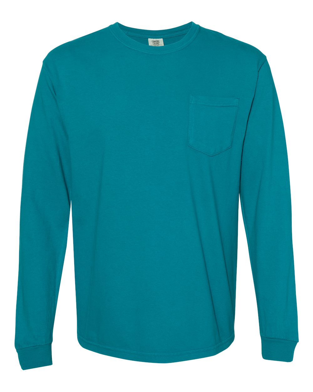 Comfort Colors Garment-Dyed Heavyweight Long Sleeve Pocket T-Shirt