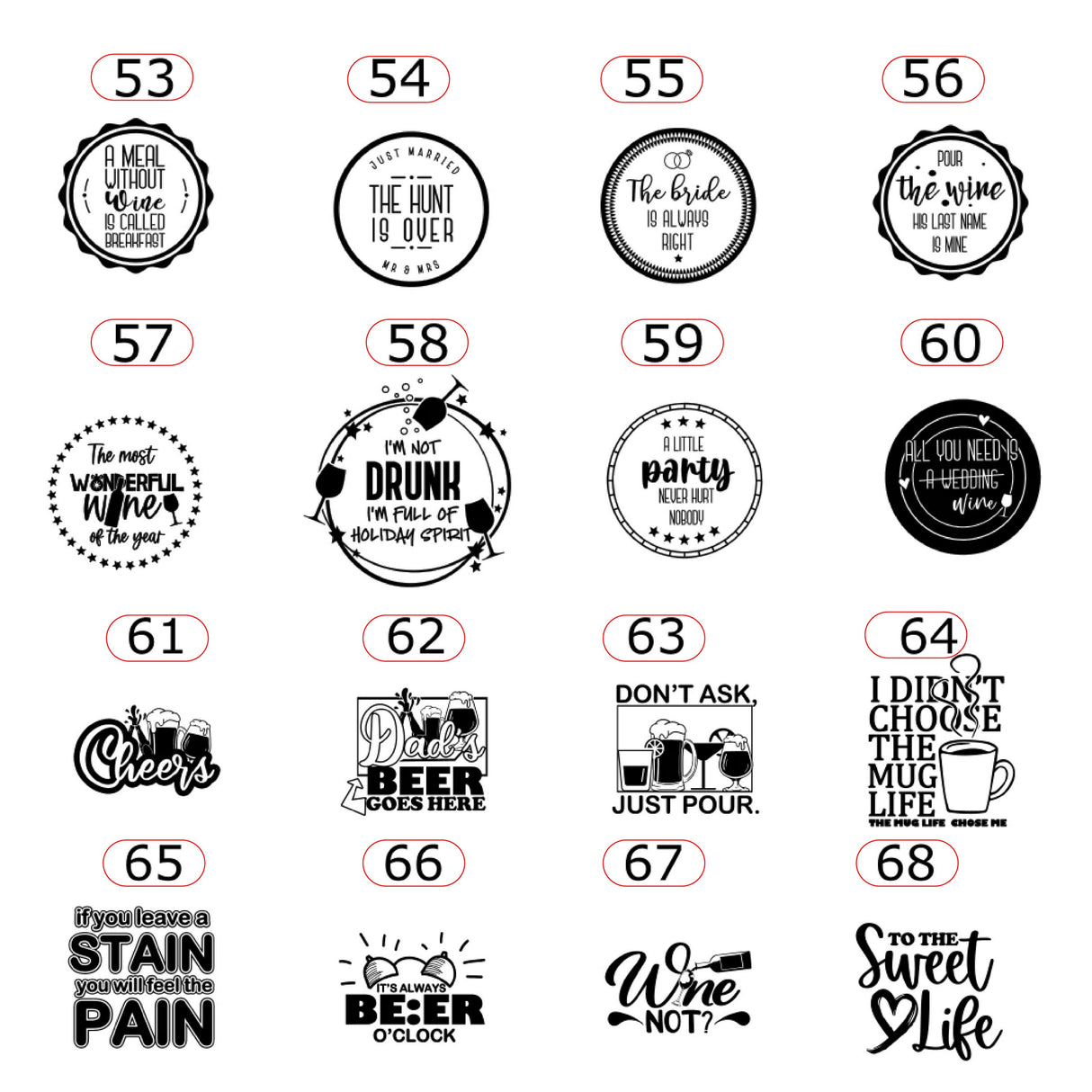 Custom Name Engraved Slate Coasters