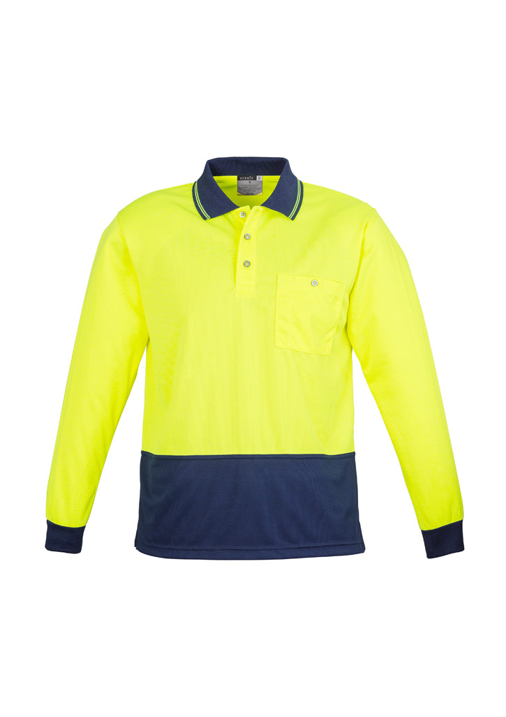 Unisex Hi Vis Basic L/S Polo