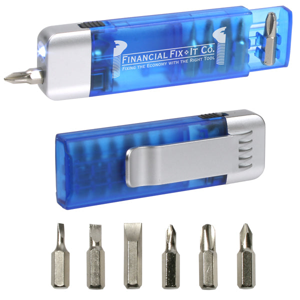 Clip-On Pocket Screwdriver Flashlight