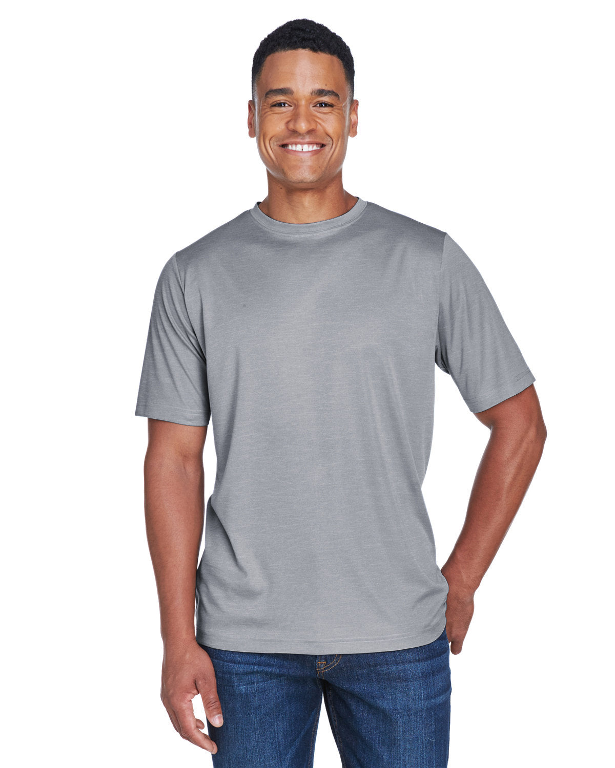 000248 Team 365 Men's Sonic Heather Performance T-Shirt