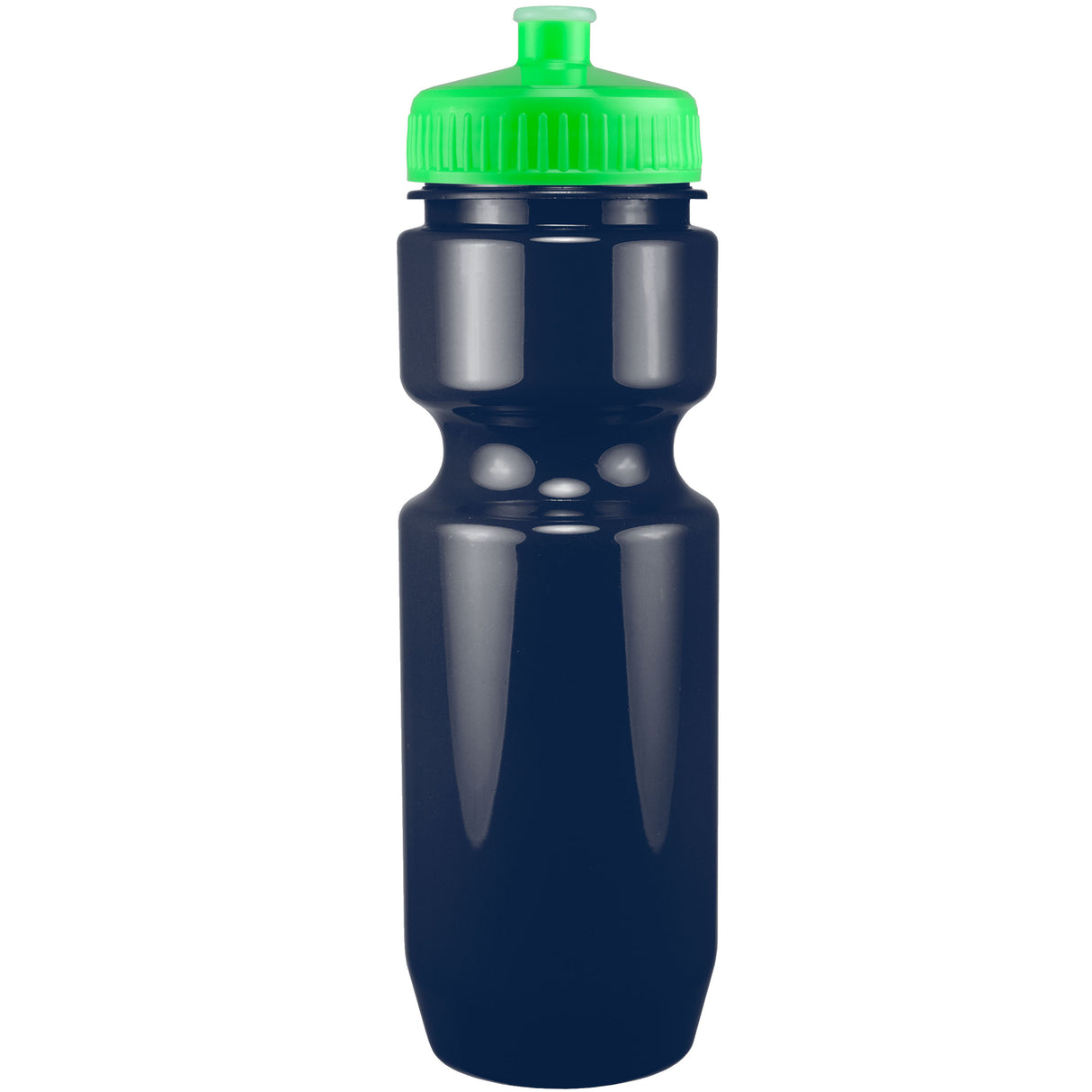 22 Oz. Bike Bottle w/ Push Pull Lid - Solid Colors