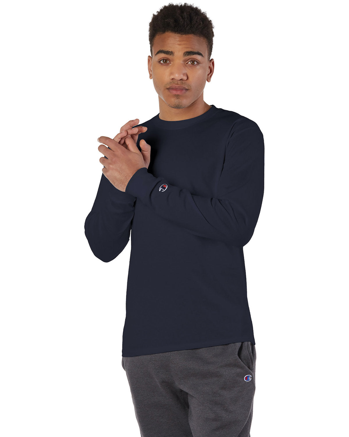 Champion Adult 5.2 oz. Long-Sleeve T-Shirt