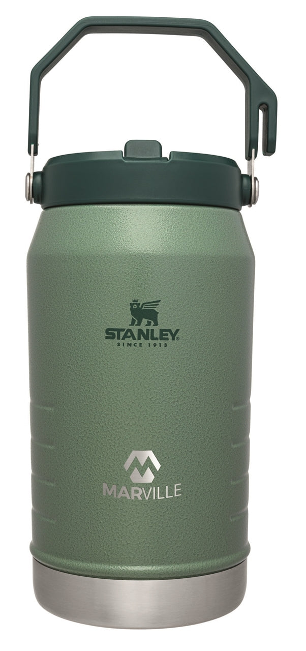 Stanley® IceFlow 64oz Flip Straw Jug, green - Etched