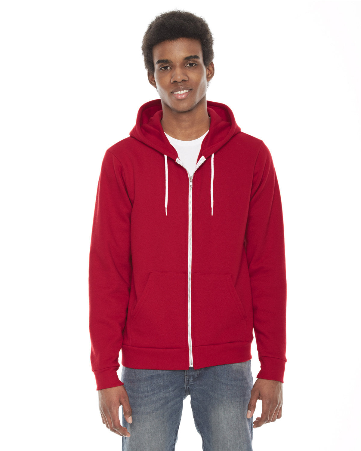 American Apparel Unisex Flex Fleece Zip Hoodie