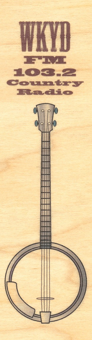 Direct Print Wood Bookmark (5")