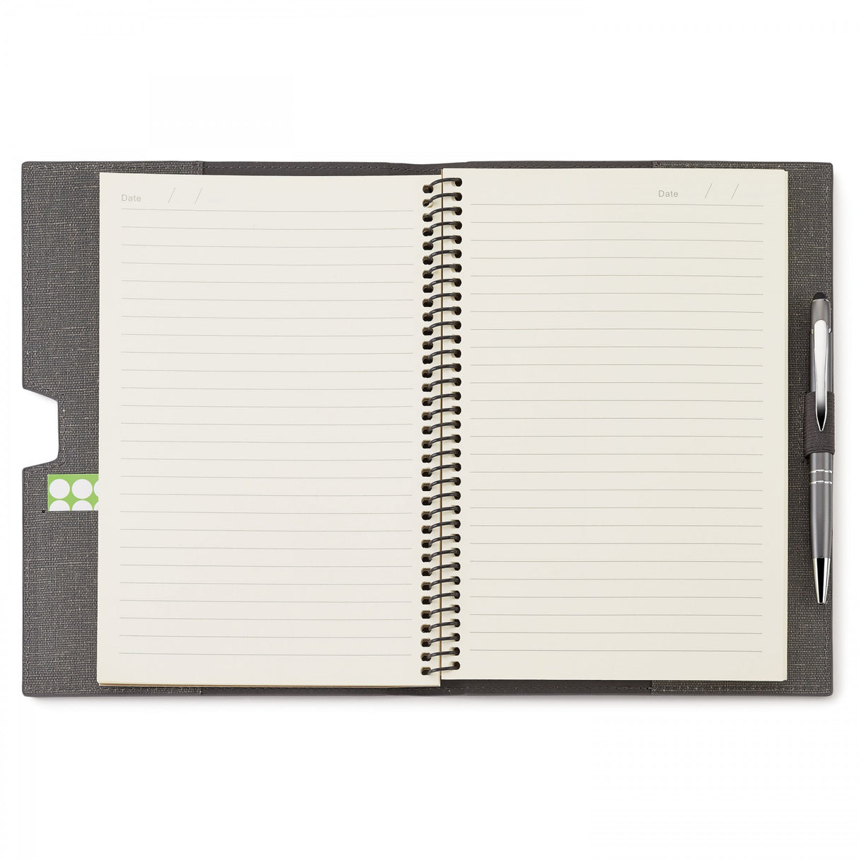 Linen Refillable Hard Cover Journal Combo