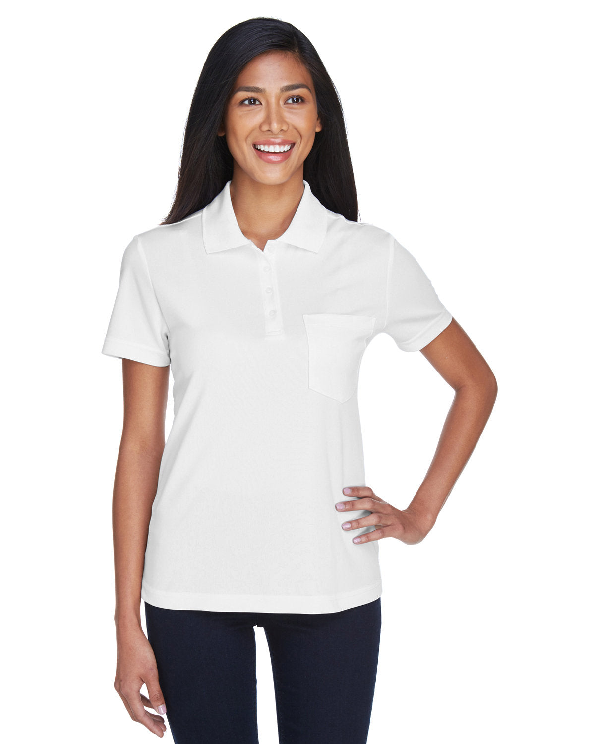 CORE 365 Ladies' Origin Performance Piqué Polo with Pocket