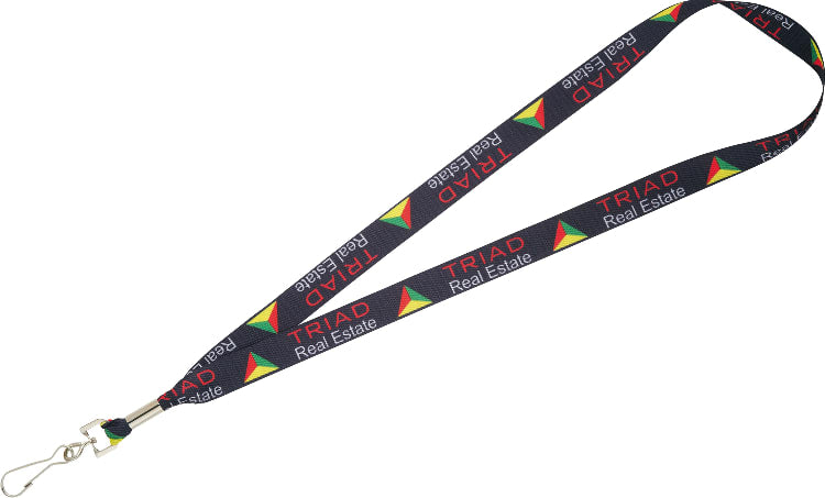 Full Color 3/4" Lanyard w/ Hook