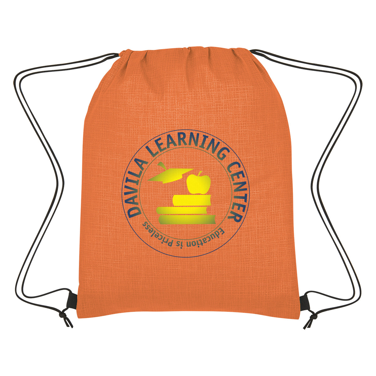 Crosshatch Non-woven Drawstring Bag