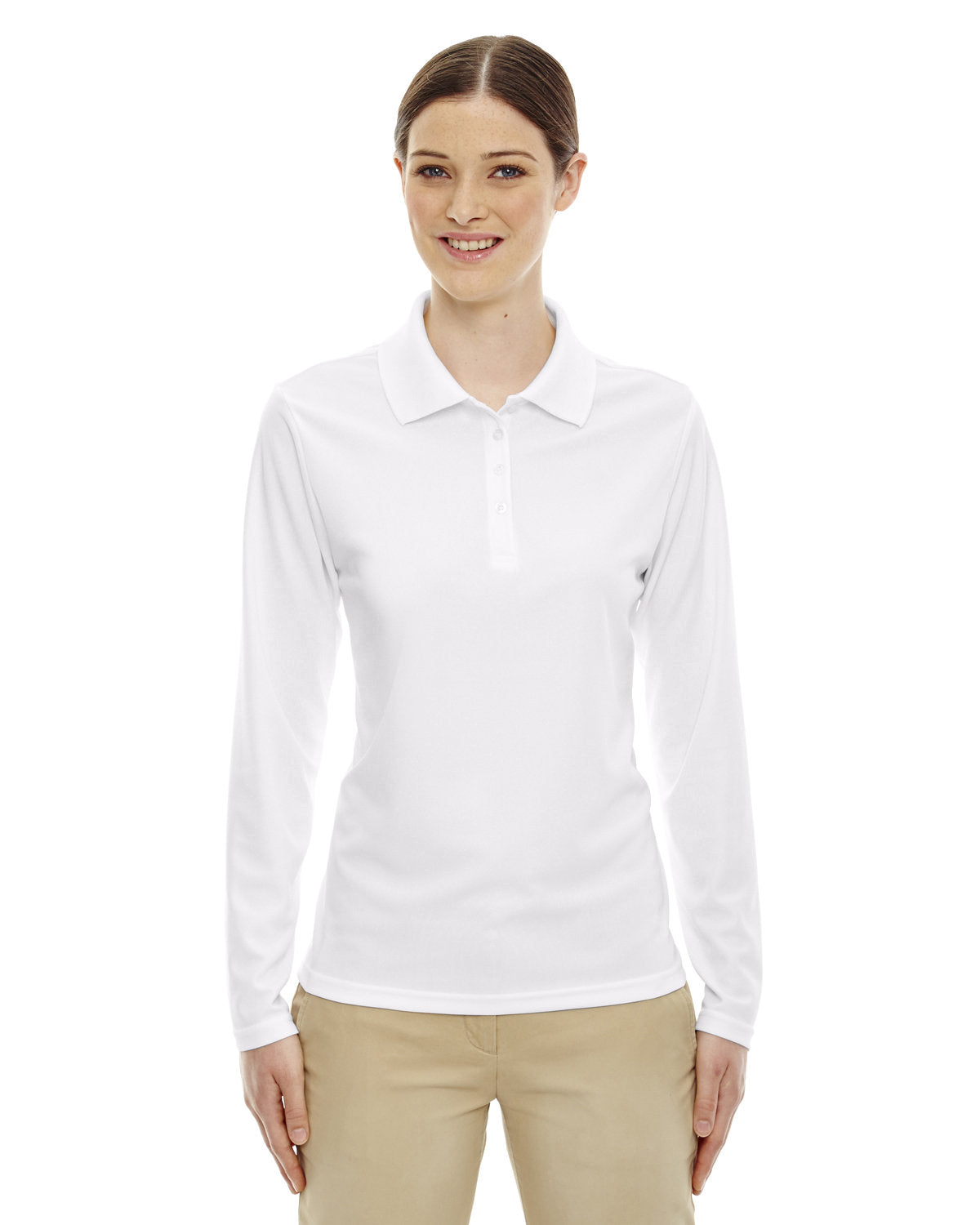 000156 CORE 365 Ladies' Pinnacle Performance Long-Sleeve Piqué Polo