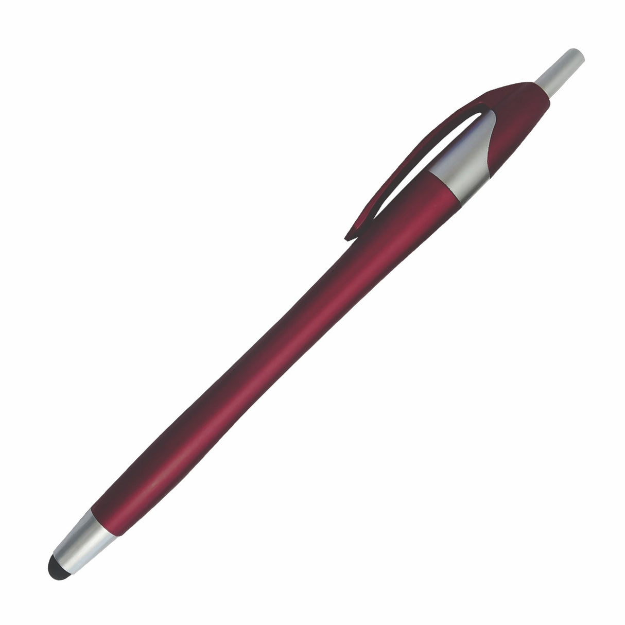 MUSKOKA Plastic Plunger Action Ball Point Pen with soft PDA stylus at the tip. (3-5 Days)
