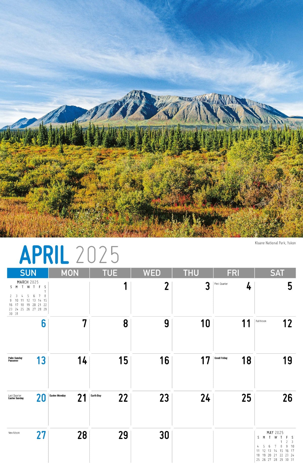 Galleria Wall Calendar 2025 Scenes of Western Canada