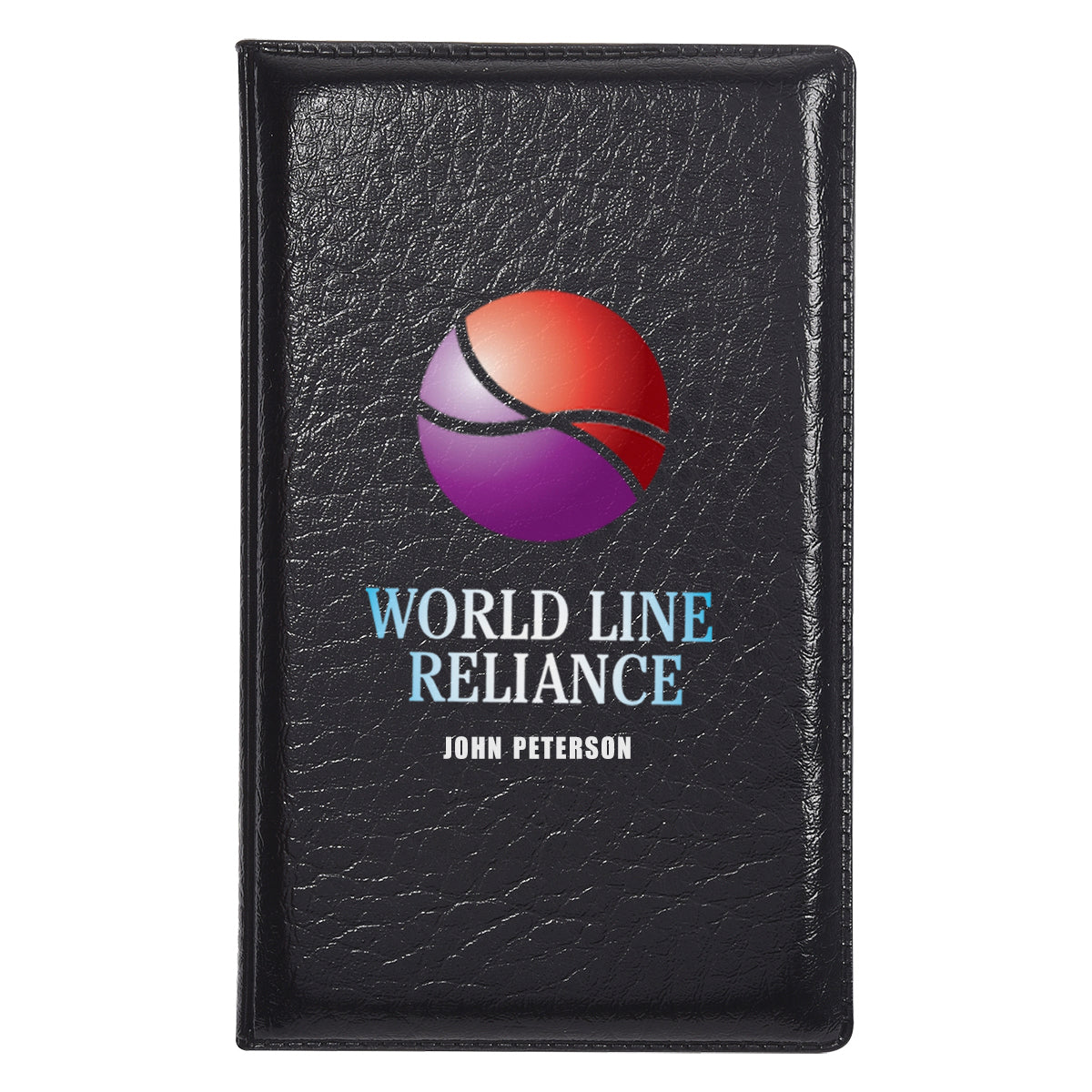 Leather Look Padfolio With Sticky Notes & Flags