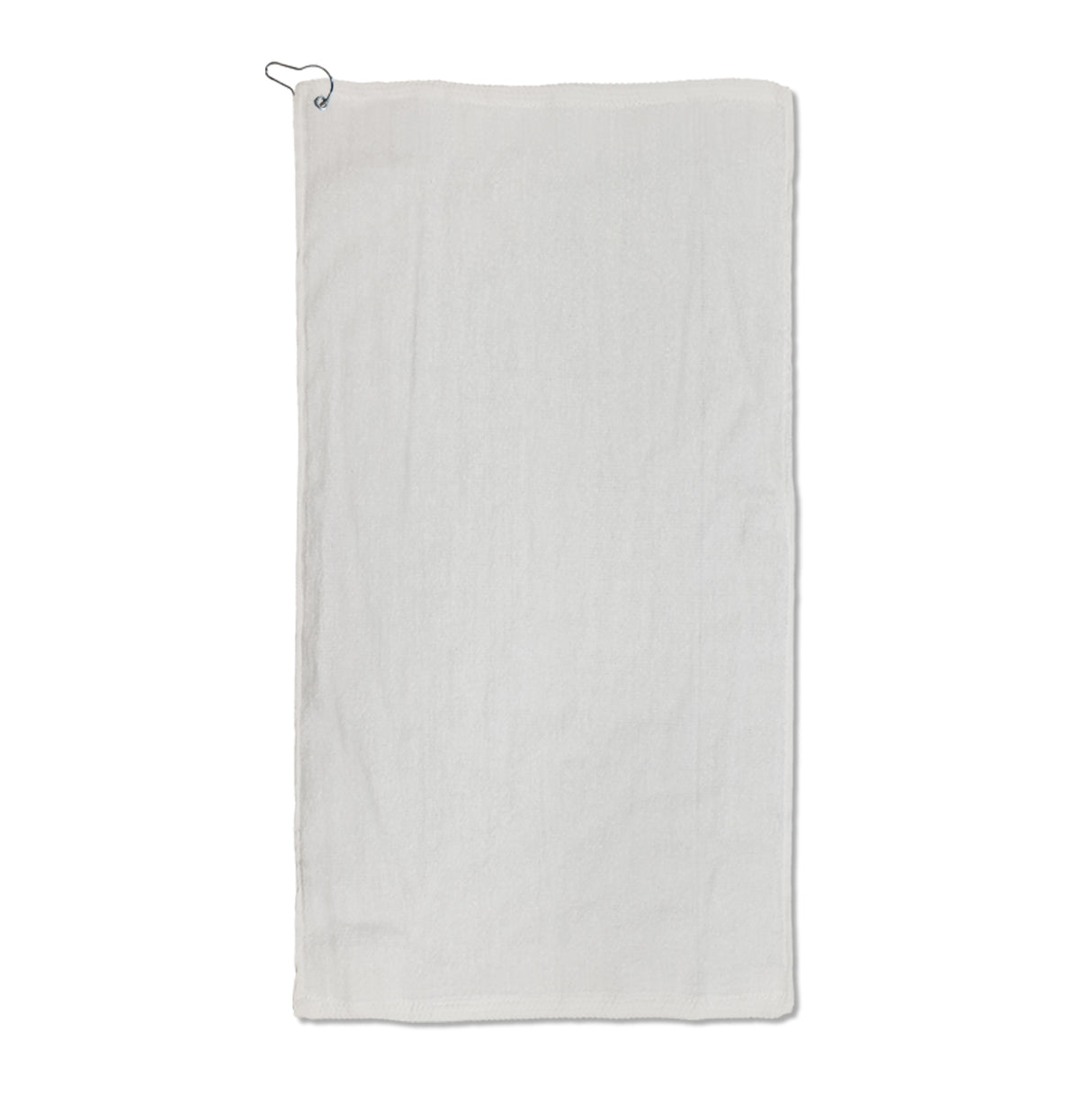 100% Cotton Velour Golf Towel with Grommet & Hook - 16"x30"