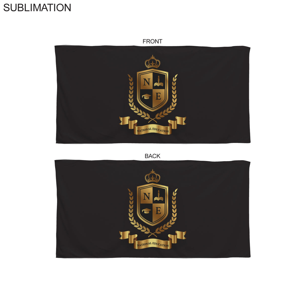 Colored Microfiber DriLite Terry Beach Towel, 30x60, Sublimated in Any PMS color Edge to Edge 2 side