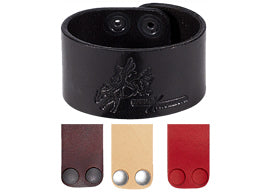 1.5" Leather Bracelet tan