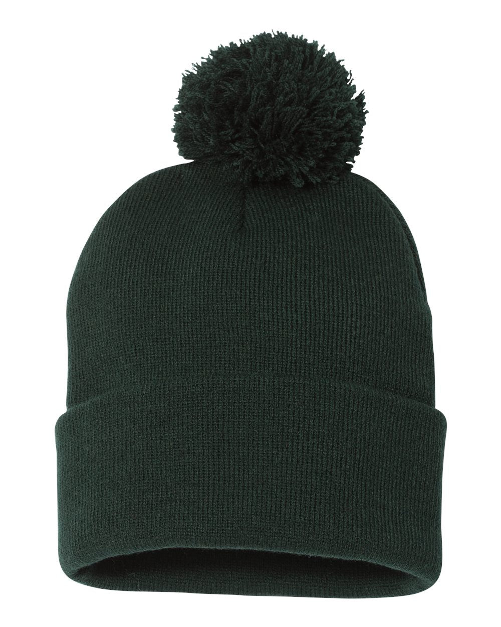 000462 Sportsman™ 12'' Pom Pom Knit Beanie