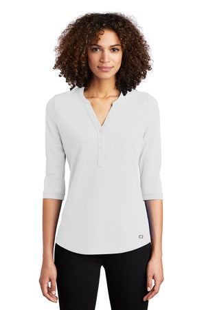 OGIO® Ladies' Jewel Henley Shirt