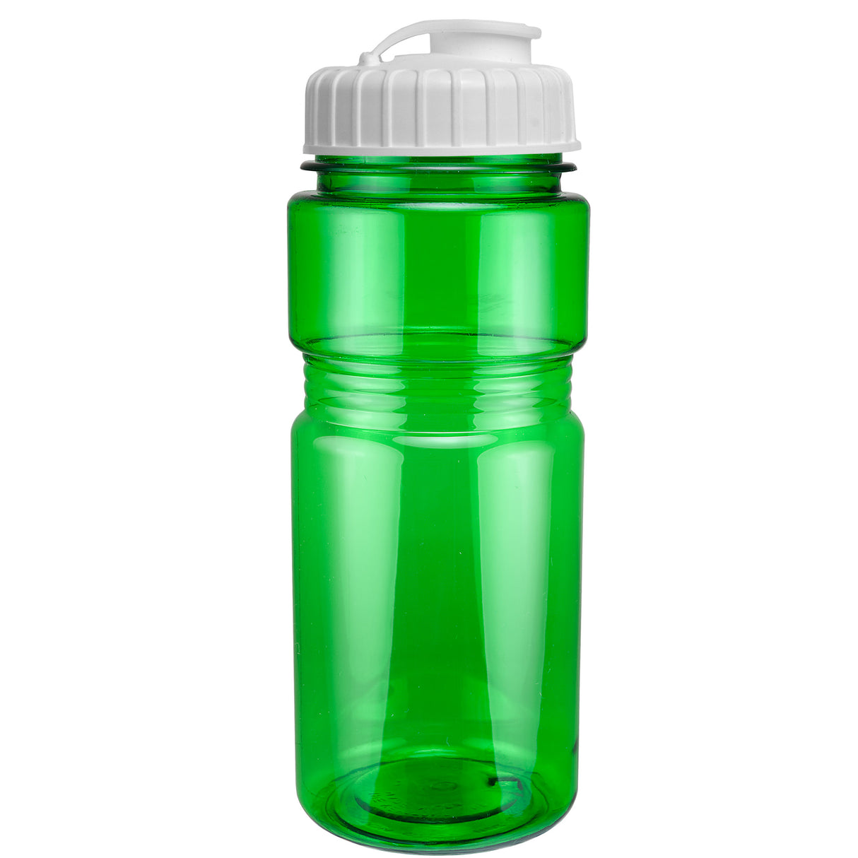 20 Oz. Translucent Recreation Bottle w/ Flip Top Lid