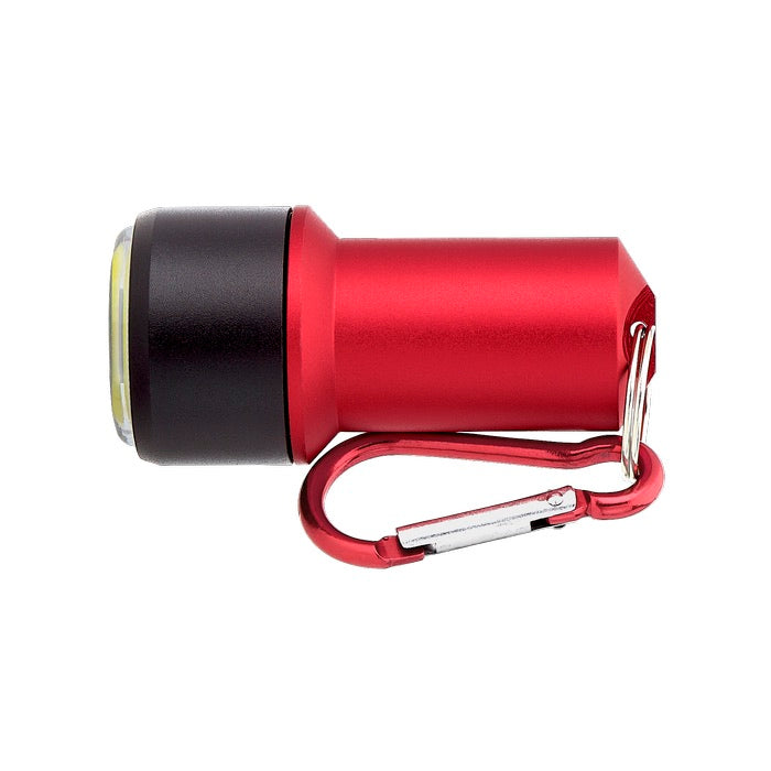 Mini COB Flashlight w/Carabiner