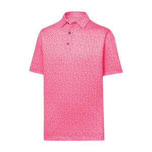 FJ FootJoy© Men's Printed Floral Lisle Shirt