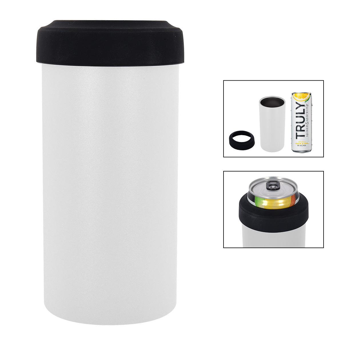 12 Oz. Slim Stainless Steel Insulated Can Holder