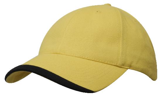 Brushed Heavy Sports Twill w/Contour Trim Peak