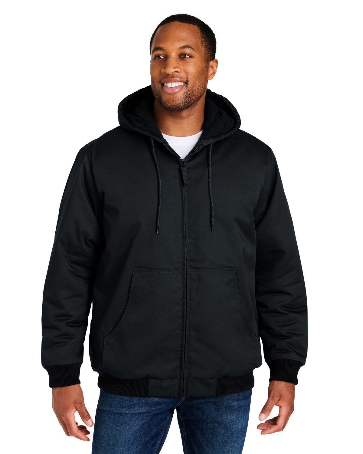 Harriton Unisex ClimaBloc® Heavyweight Hooded Full-Zip Jacket