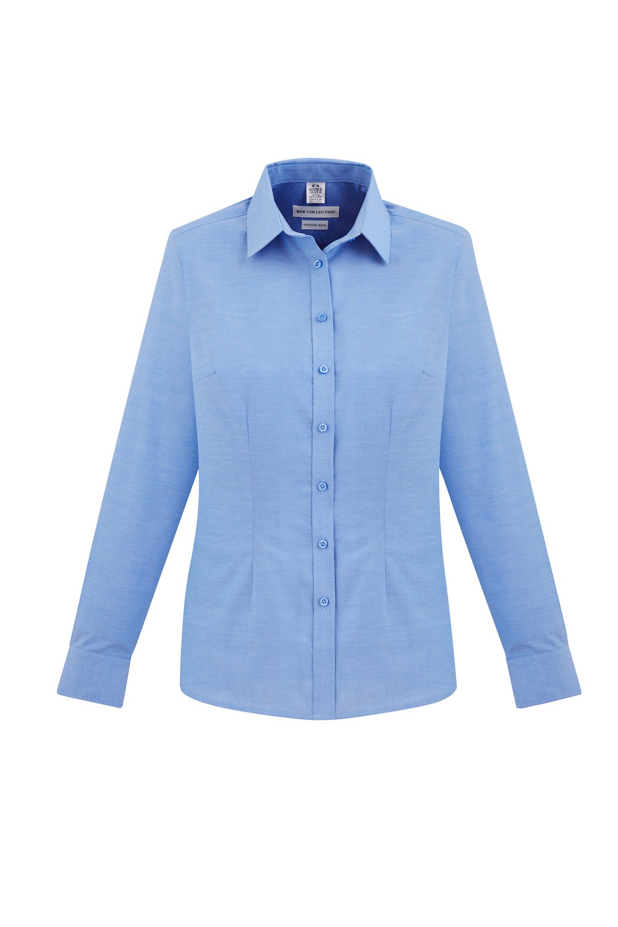 Ladies Long Sleeve Oxford Shirt