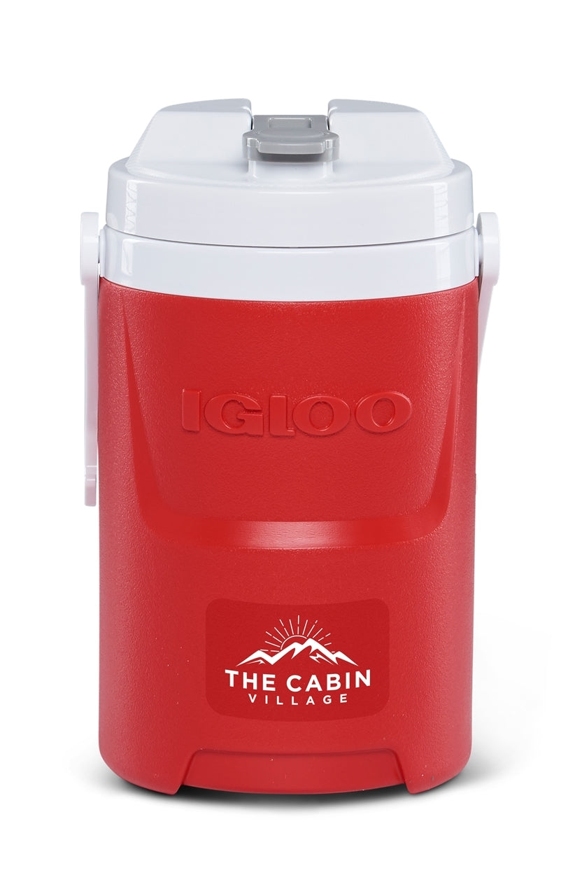 Igloo Laguna Half Gallon Beverage Cooler in Red/White