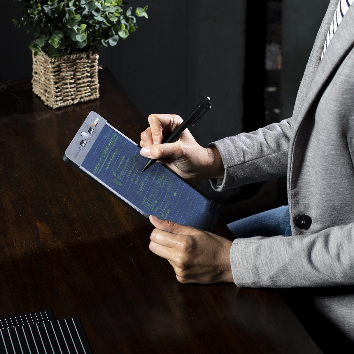 Boogie Board® Blackboard™ Smart Scan Reusable Notebook - Note Size