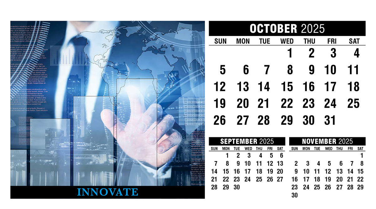 Motivation Desk Tent Calendar
