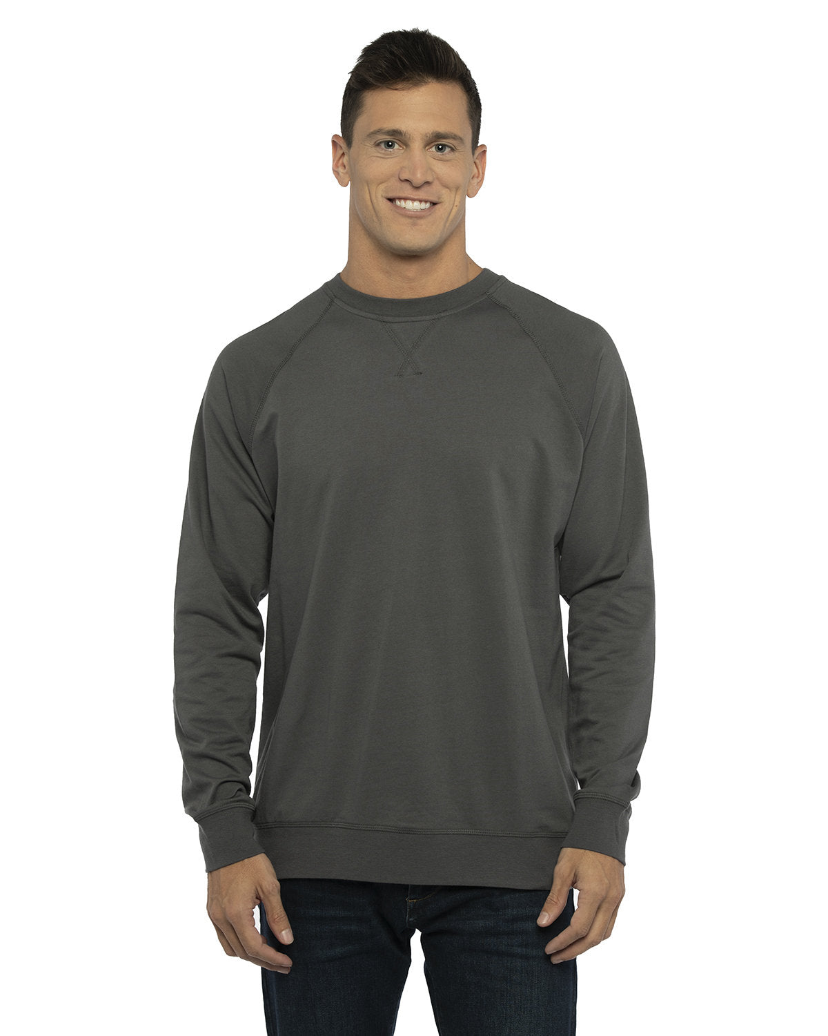 NEXT LEVEL APPAREL Unisex Laguna French Terry Raglan Sweatshirt