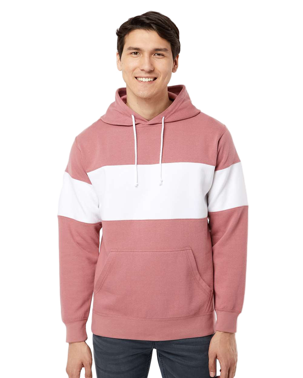 MV Sport Classic Fleece Color-Blocked Hooded Sweatshirt
