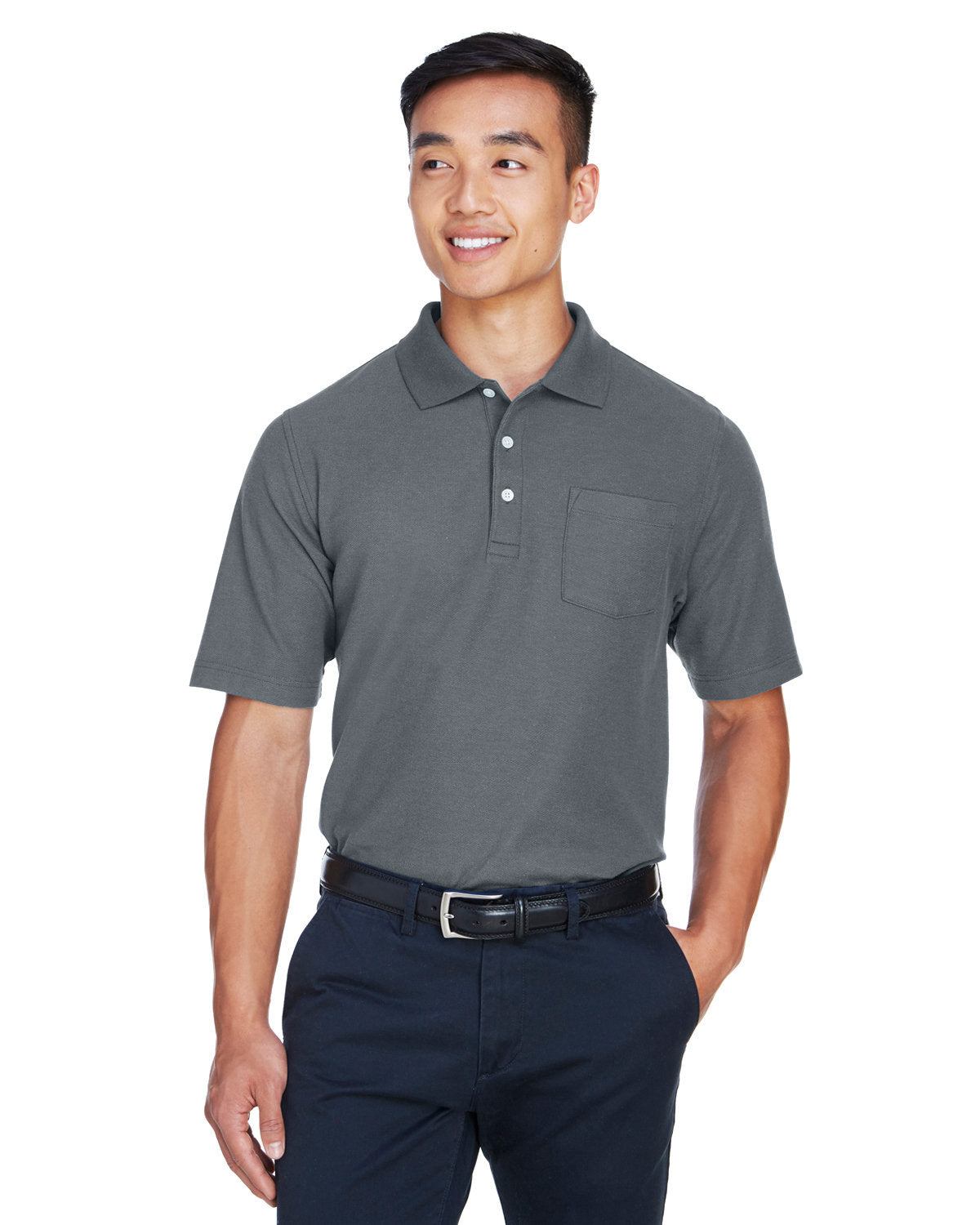 000165 DEVON AND JONES Men's DRYTEC20? Performance Pocket Polo