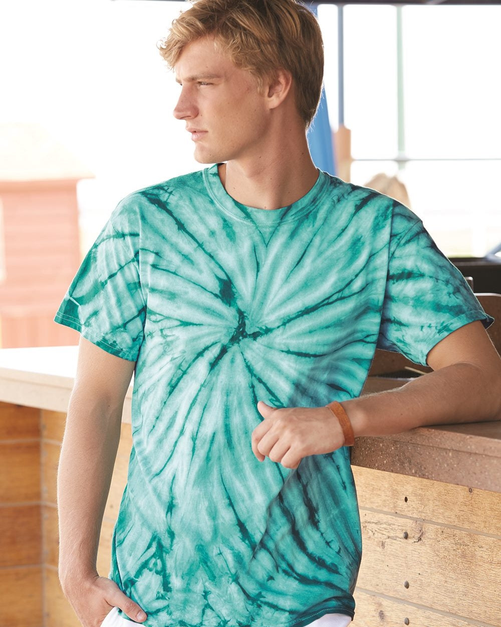Dyenomite Cyclone Pinwheel Tie-Dyed T-Shirt