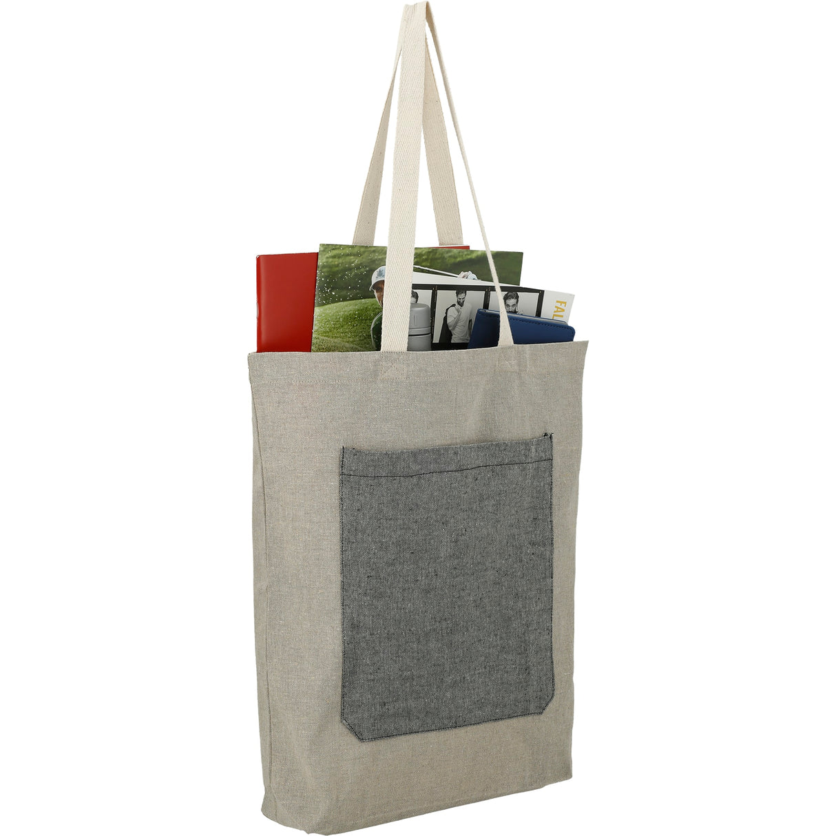 Recycled Cotton Pocket Tote