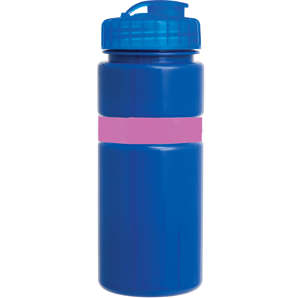 20 Oz. Sportster Bottle with Silicone Gripper Band w/ Push Pull Lid