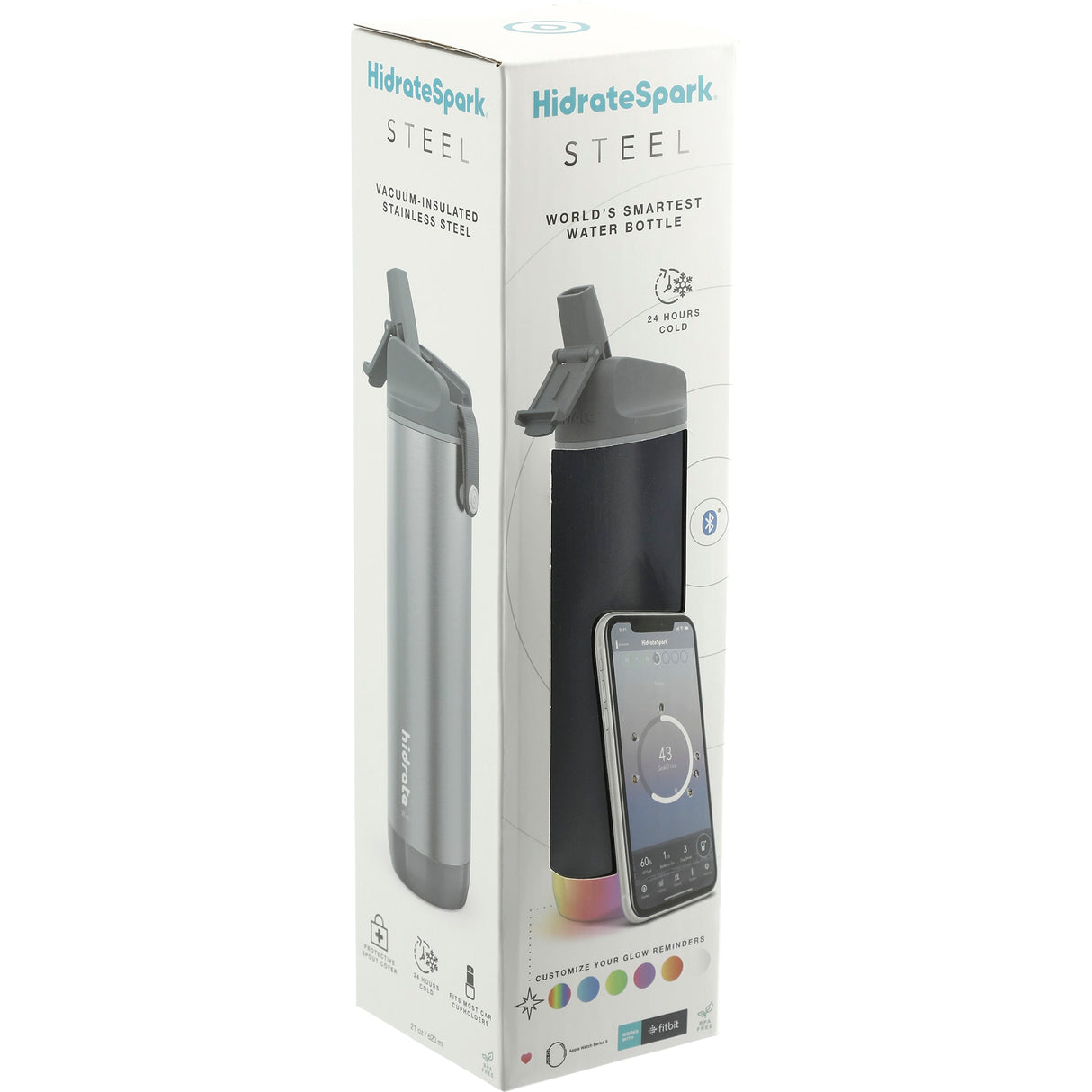 HidrateSpark Steel 21oz Straw Lid