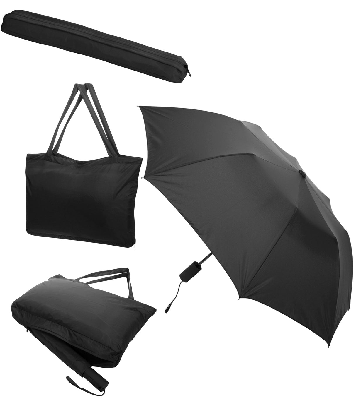 All-In-One Tote Bag & Folding Umbrella