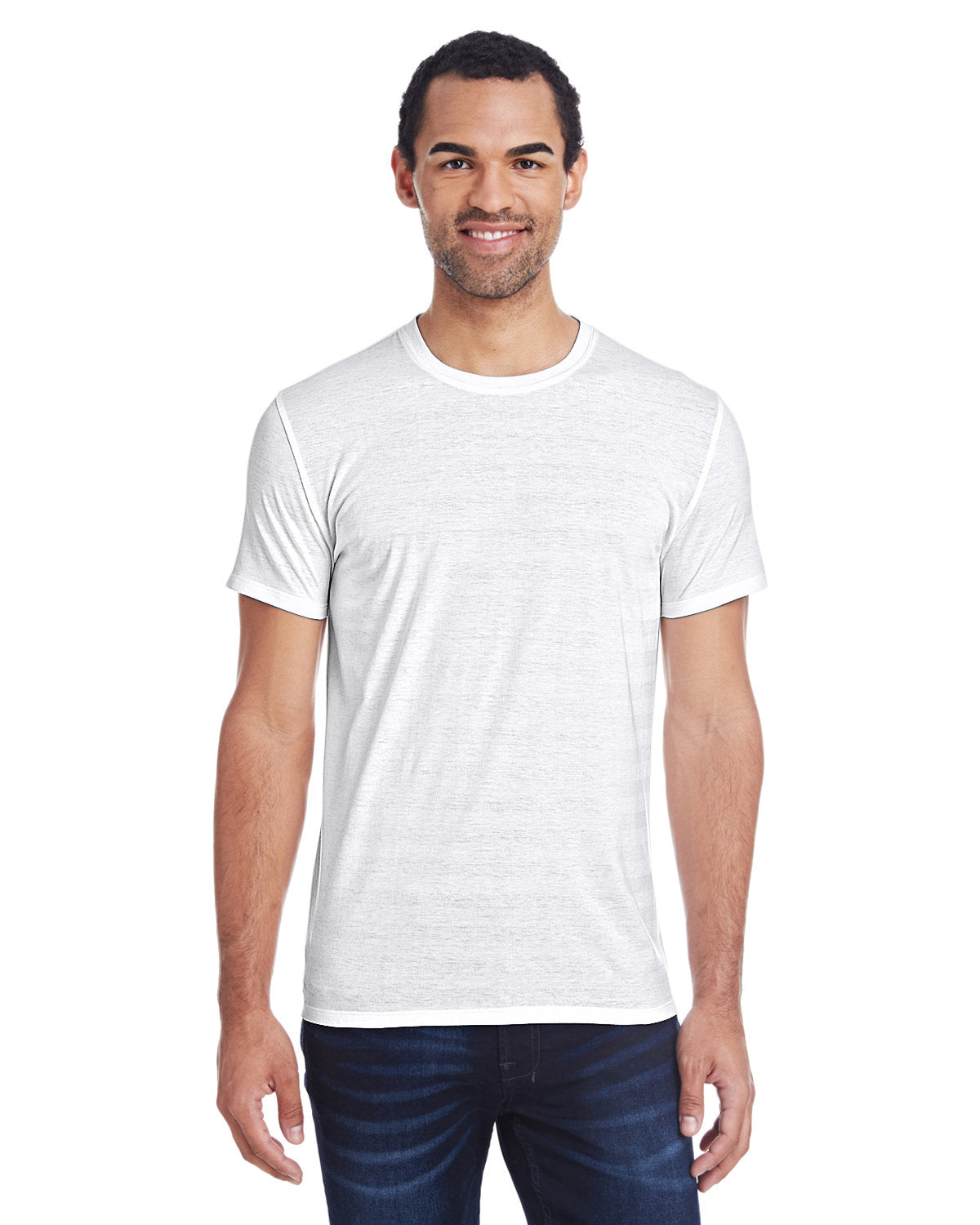 THREADFAST Men's Invisible Stripe Short-Sleeve T-Shirt