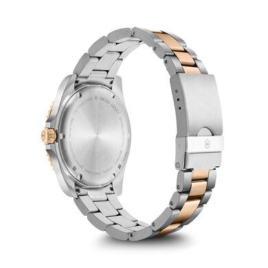 Maverick Two Tone Watch w/Brown Dial