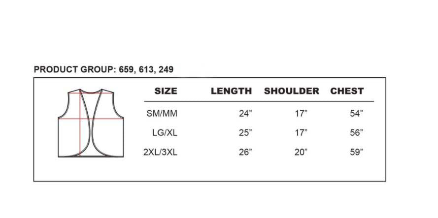 48 Hr Quick Ship - Domestic Made Poplin Vest, Fully Sublimated front and back, Uniform Vest