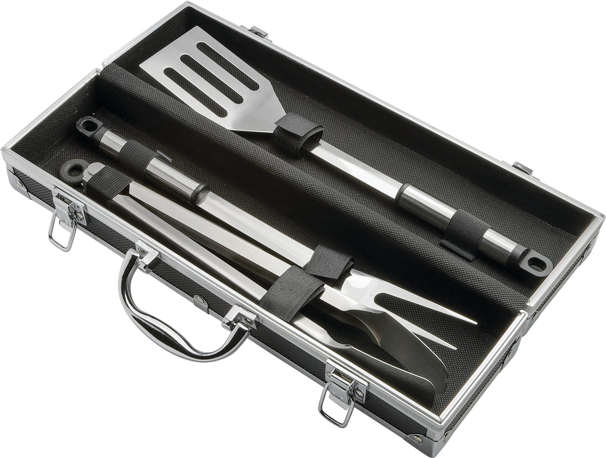 3 Piece BBQ set in Aluminum Case